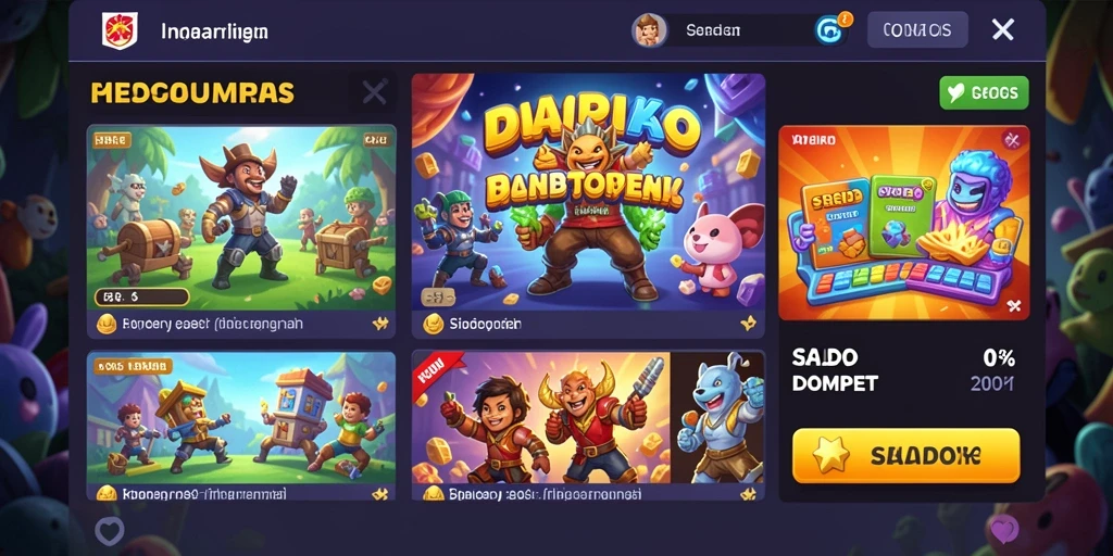 Screenshot menampilkan antarmuka permainan yang menarik dan user-friendly.