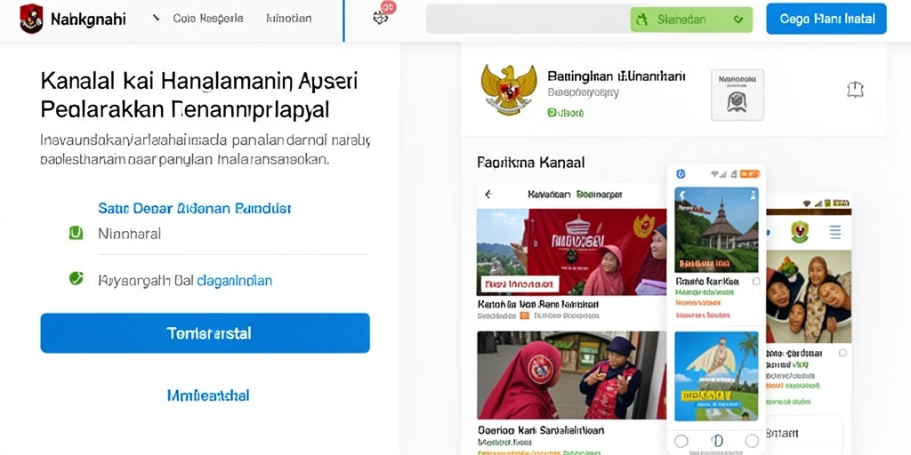 Tampilan awal yang menarik dan intuitif.